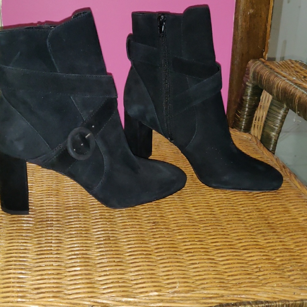 Ann Taylor Suede High Heel Boots